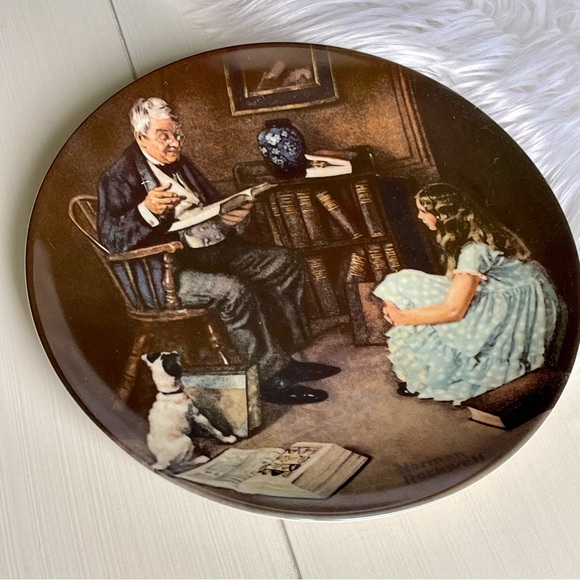 NORMAN ROCKWELL | "The Story Teller" Heritage Collection #8 - Picture 1 of 10